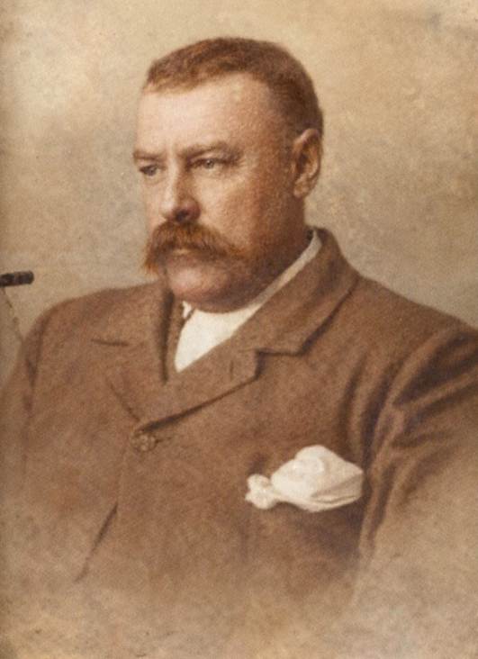 Colourised vintage portrait